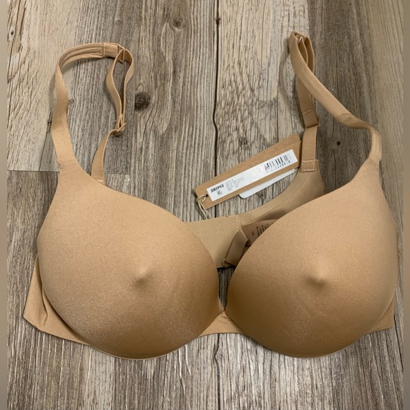 SKIMS ULTIMATE NIPPLE PUSH-UP BRA-CLAY-30C-BNWT - Picture 6 of 11